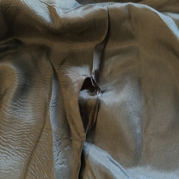 Halston vintage wool black blazer size 10 - Picture 6 of 6